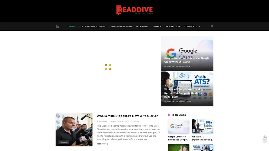 Readdive - Main Image
