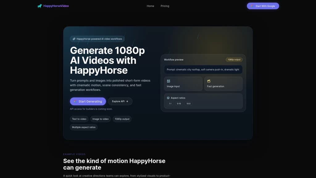 HappyHorseVideo - Main Image