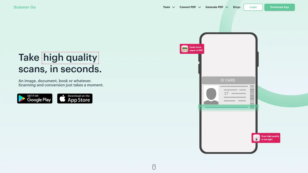 Scanner Go - Main Image