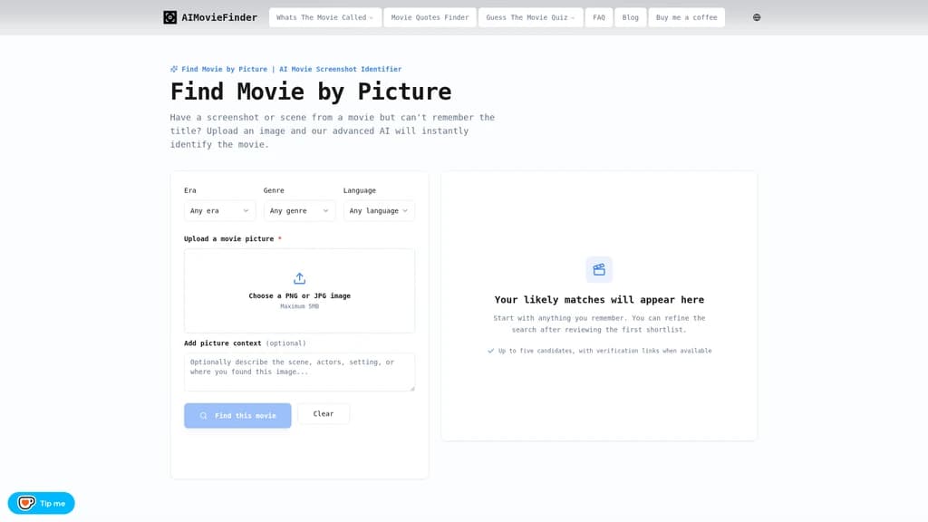 AI Movie Finder - Screenshot 2