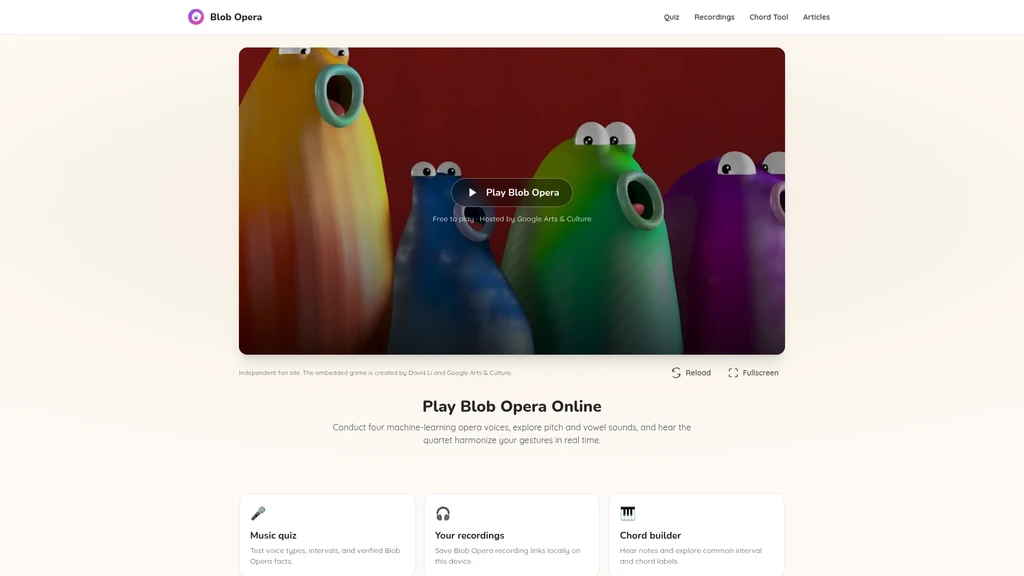 Blob Opera - Main Image