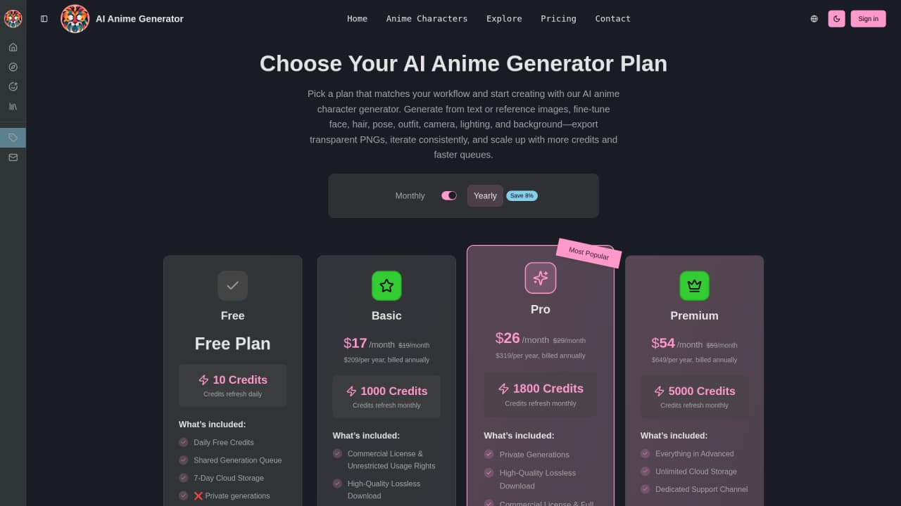 AnimaCharacter - Screenshot 2