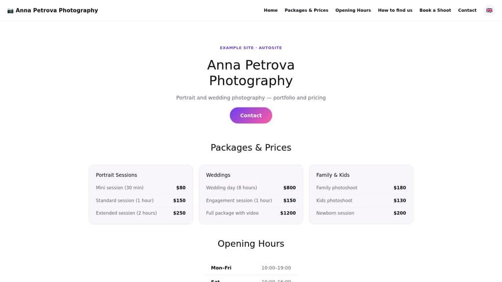 autoSite - Screenshot 4