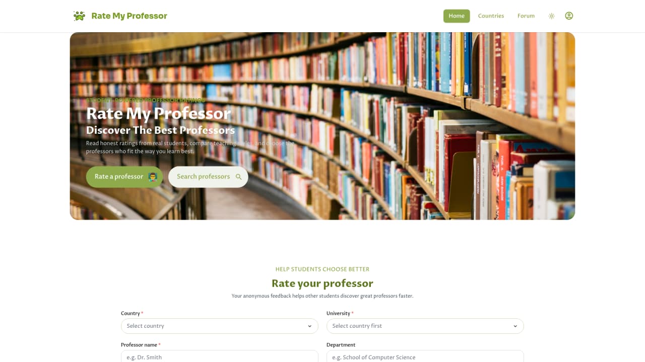 Rate My Professor - Screenshot 2