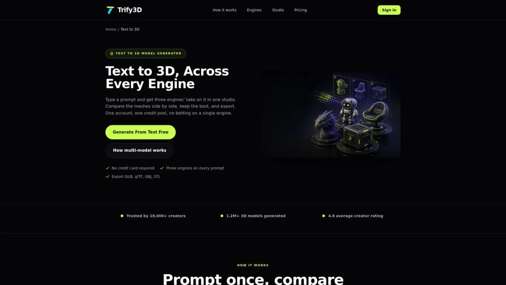 Trify3D - Screenshot 2