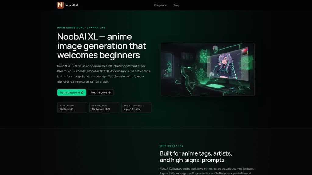 NoobAI XL - Main Image