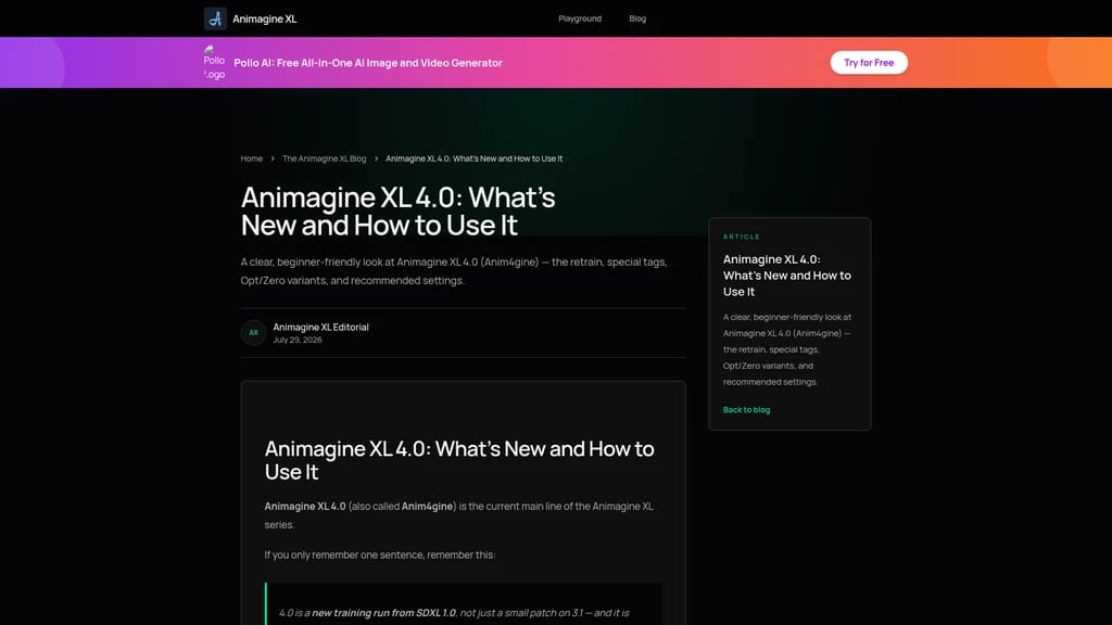Animagine XL - Screenshot 3