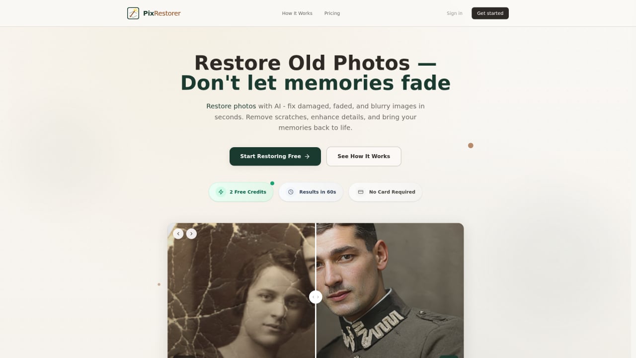 PixRestorer - Main Image