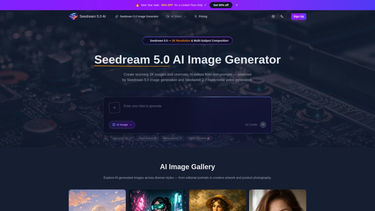 Seedream 5.0 AI - Screenshot 3