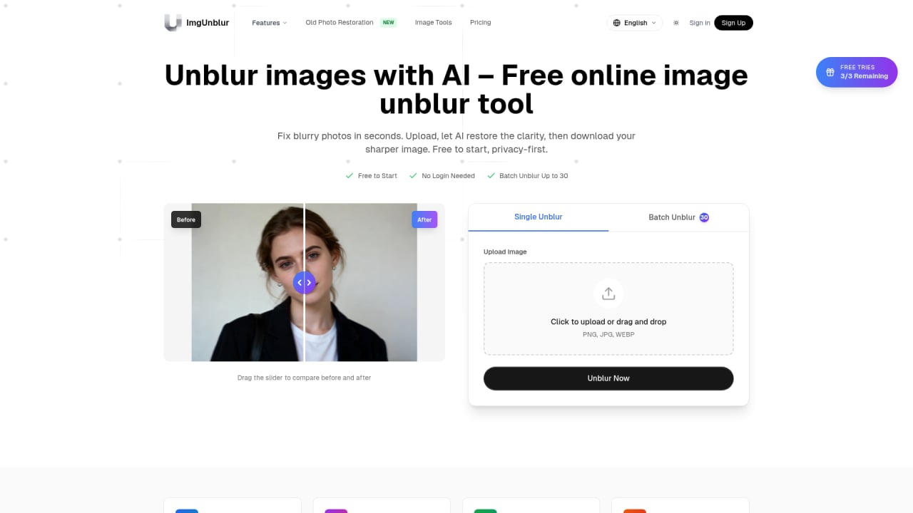 IMGUNBLUR - Main Image