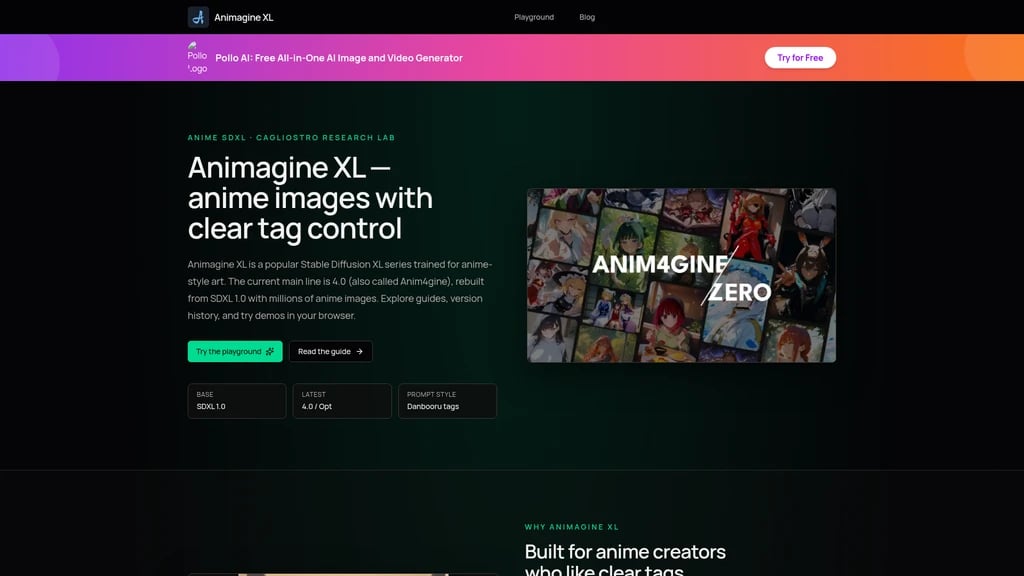 Animagine XL - Main Image