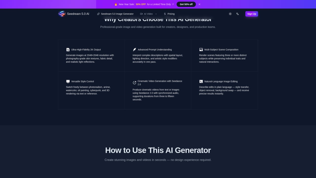 Seedream 5.0 AI - Screenshot 4