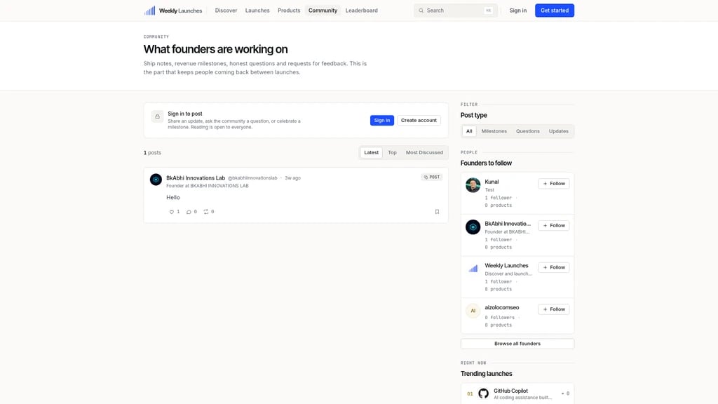 Weekly Launches - Screenshot 4