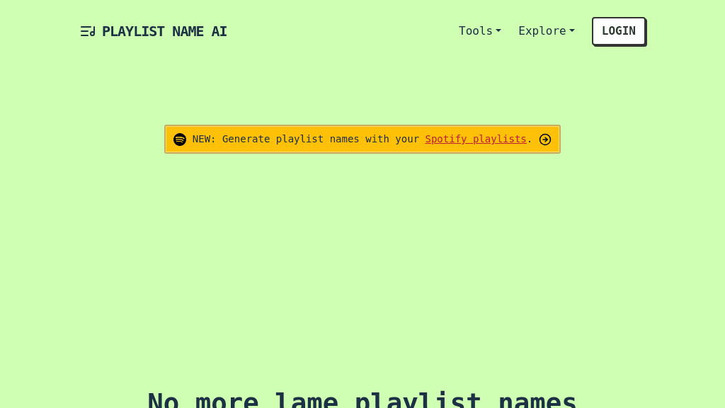 Playlist Name AI - Screenshot 2