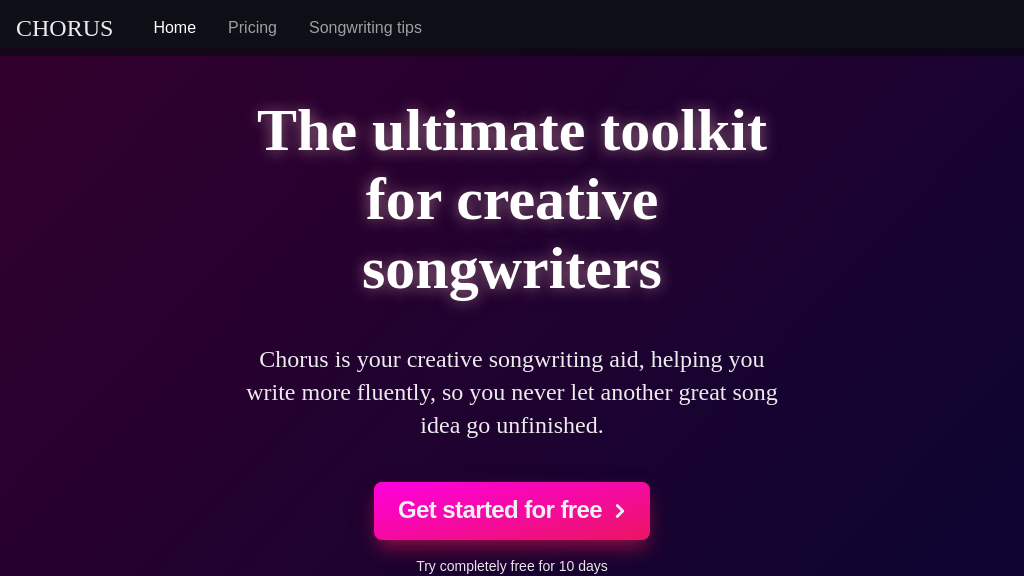 Chorus - Screenshot 2