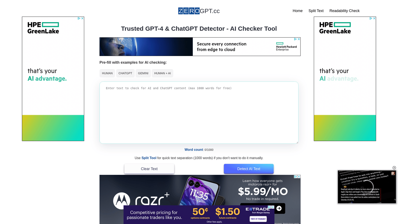 ZeroGPT - Screenshot 2