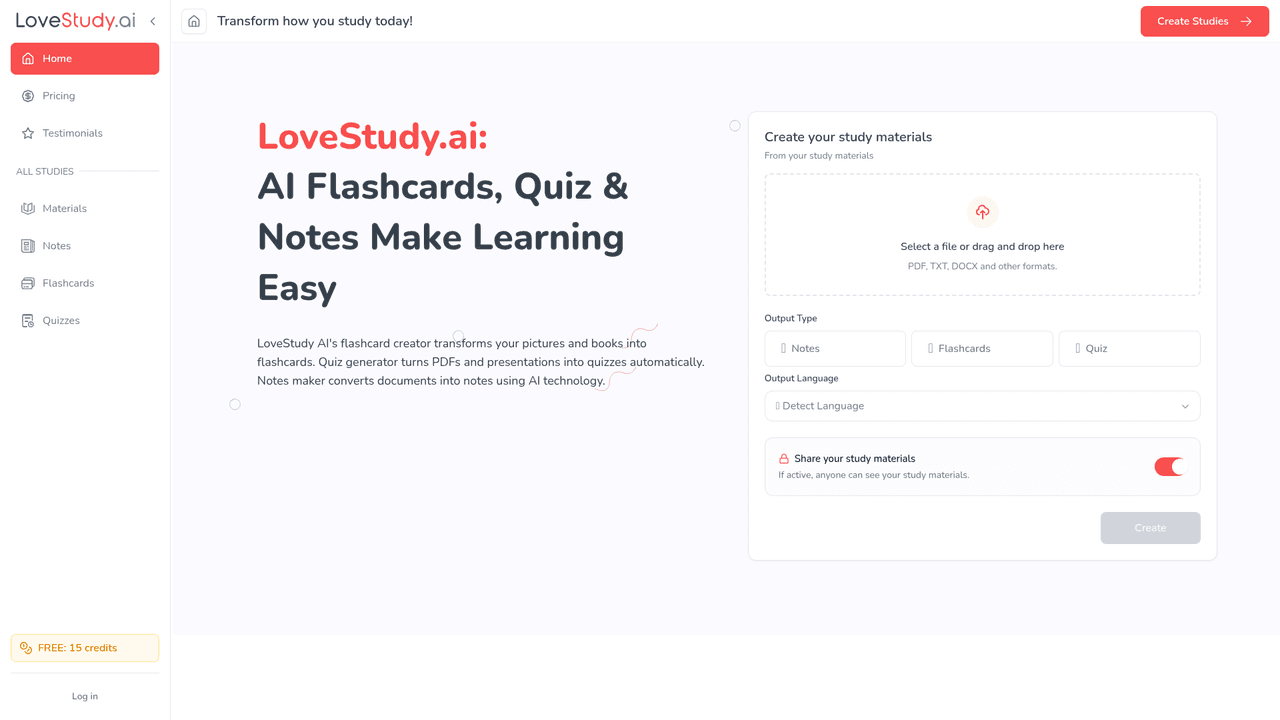 LoveStudyAi - Screenshot 2