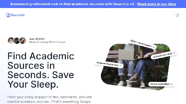 Sourcely - Main Image