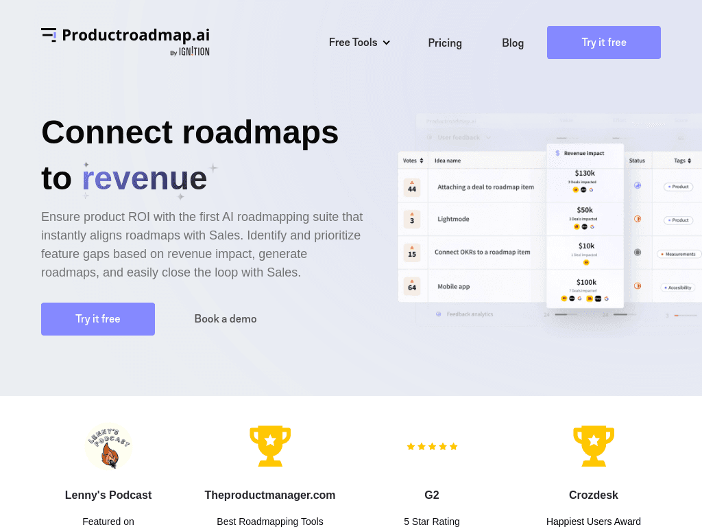 ProductRoadmapAI - Screenshot 2