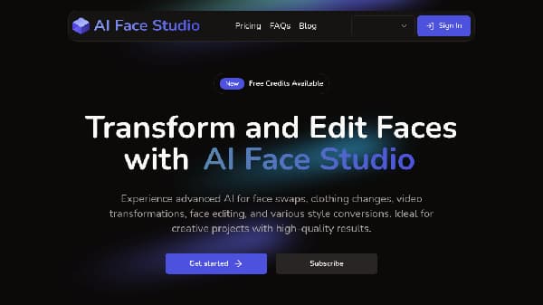 AI Face Studio - Main Image
