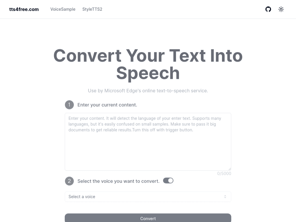 ConvertYourTextIntoSpeech - Screenshot 2