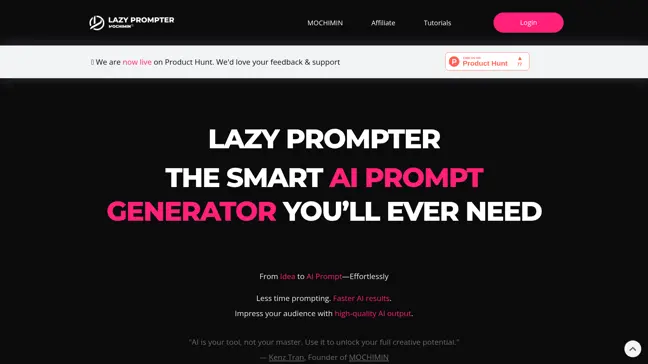 Lazy Prompter - Main Image