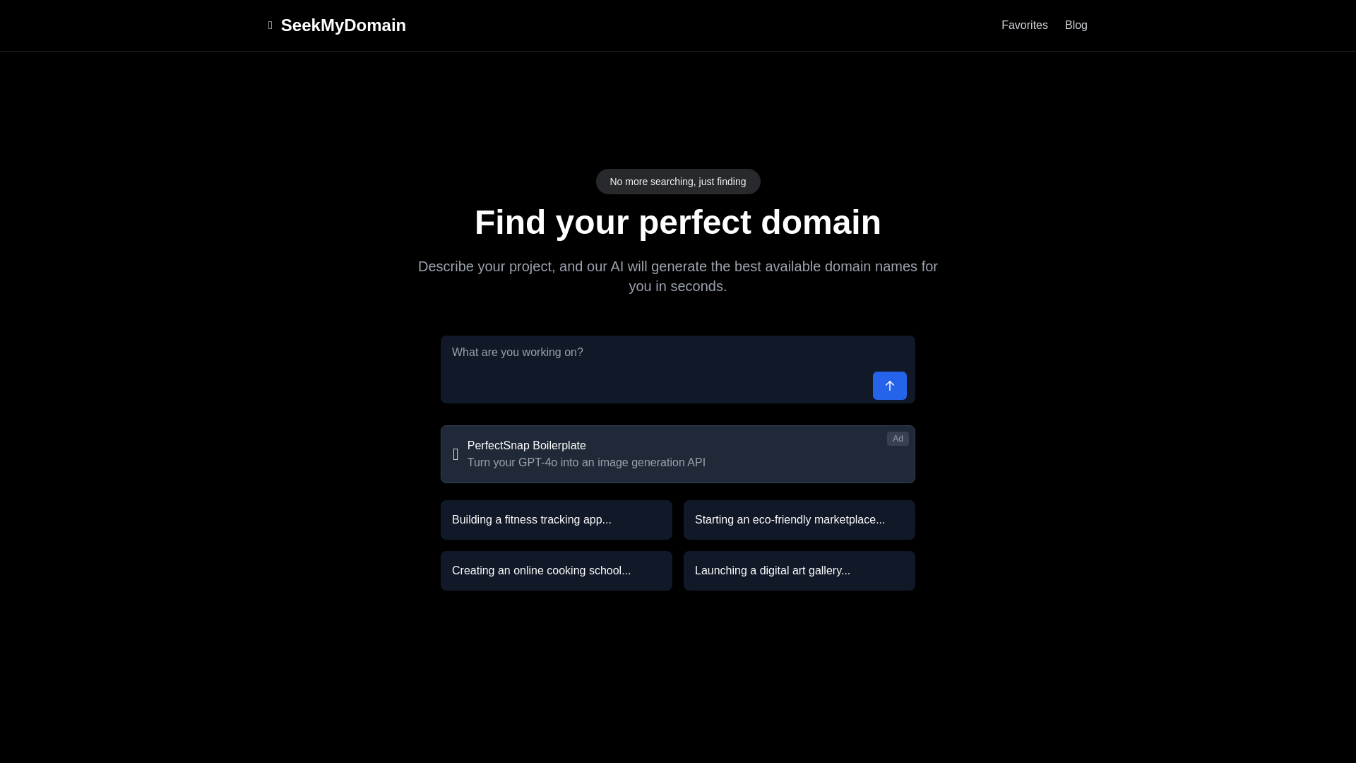 SeekMyDomain - Screenshot 2