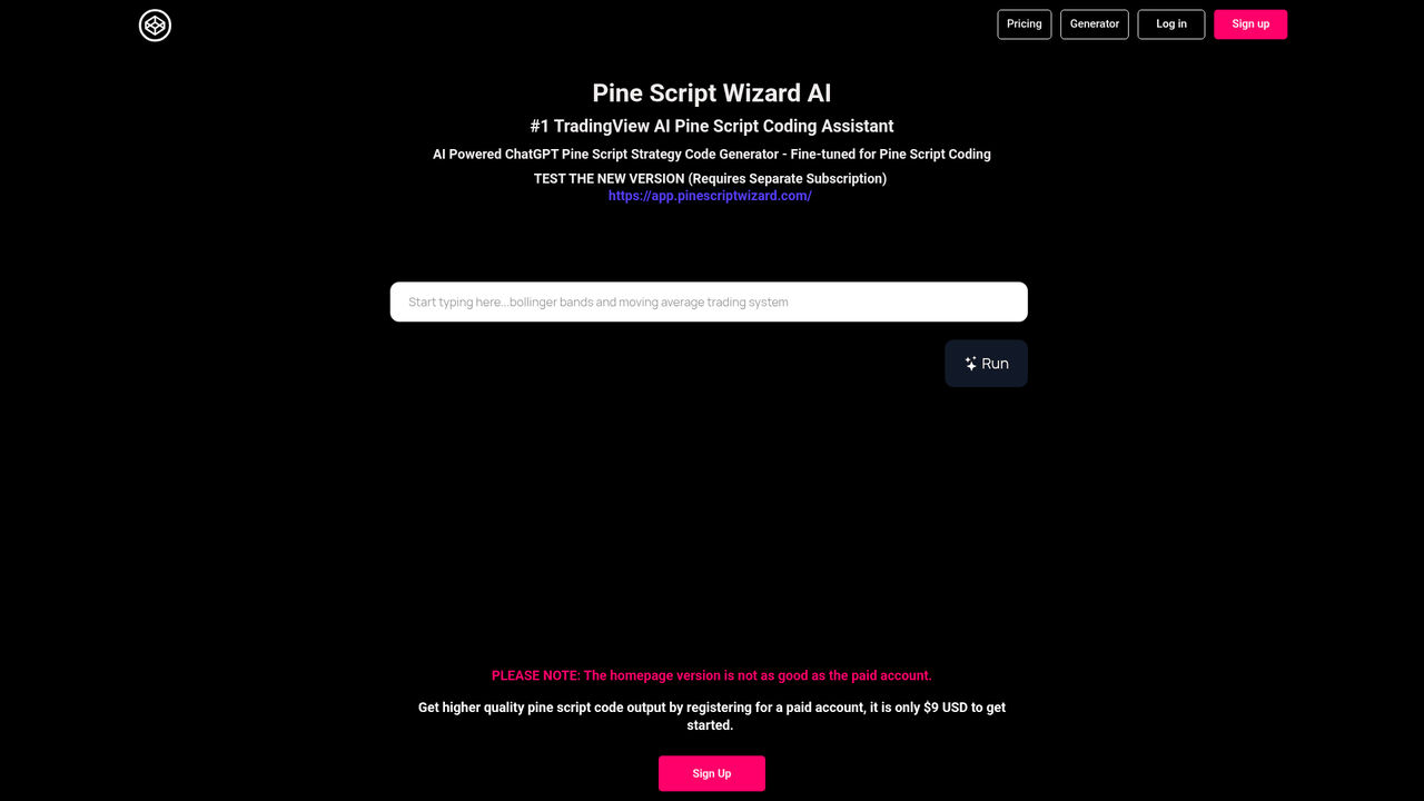 Pine Script Wizard - Screenshot 2