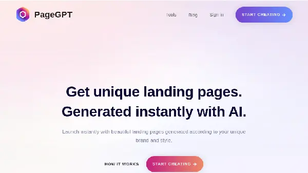 PageGPT - Main Image