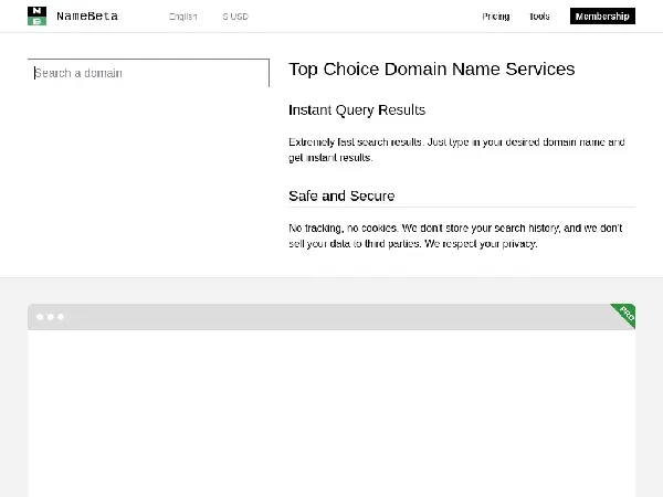 NameBeta - Main Image