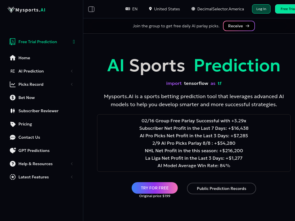 MySports.AI - Screenshot 2
