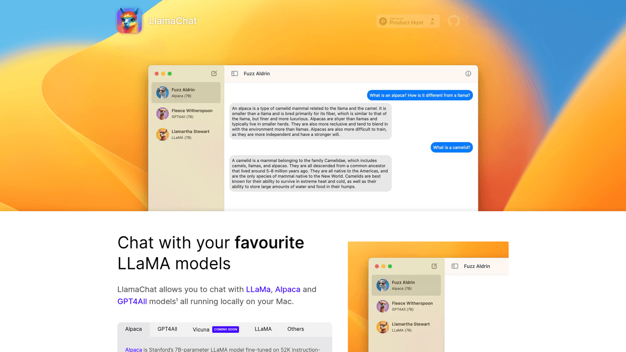 LlamaChat - Screenshot 2