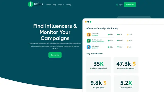 Influs - Main Image