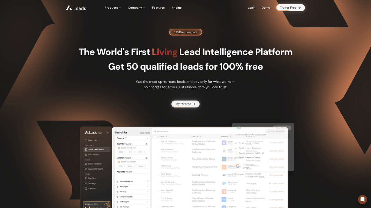 A-Leads - Screenshot 2