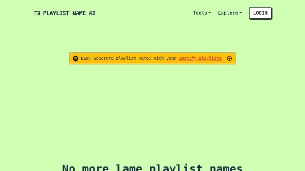 Playlist Name AI - Main Image