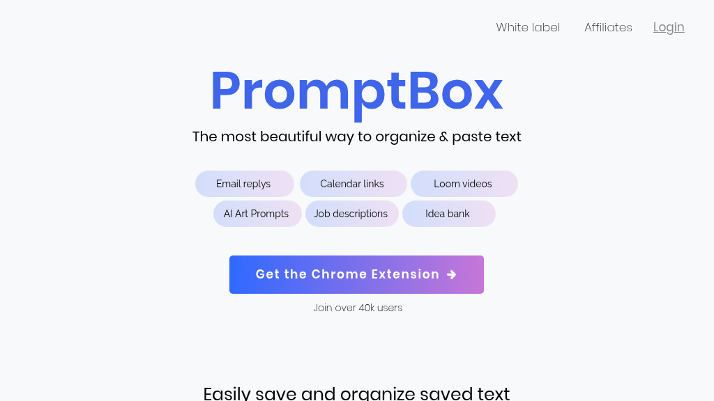 PromptBox - Screenshot 2