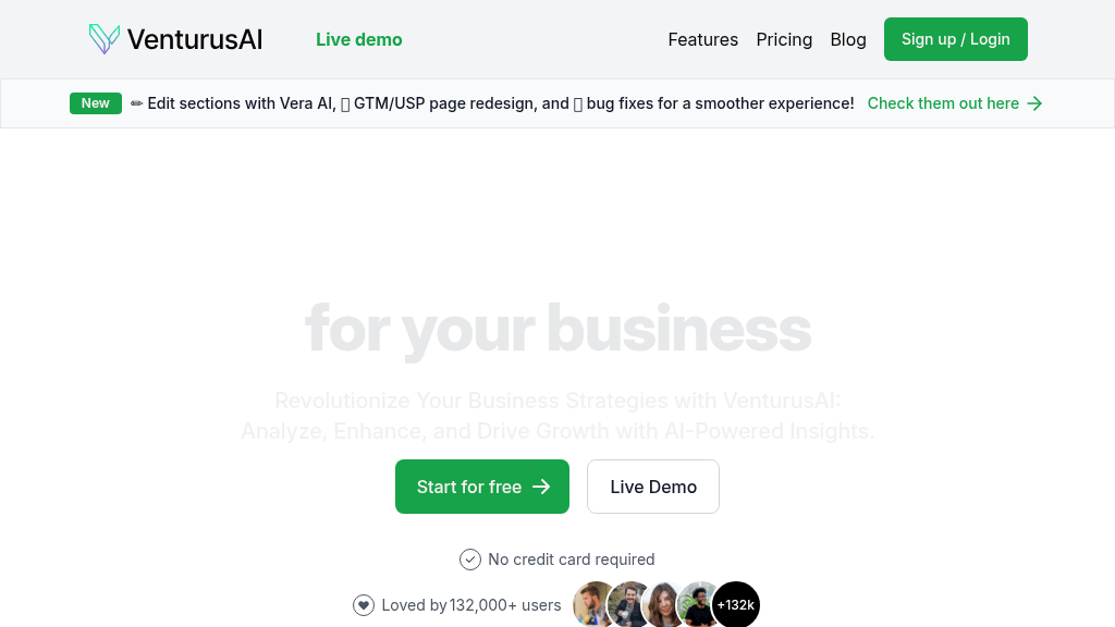 VenturusAI - Screenshot 2