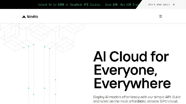 Novita AI - Main Image