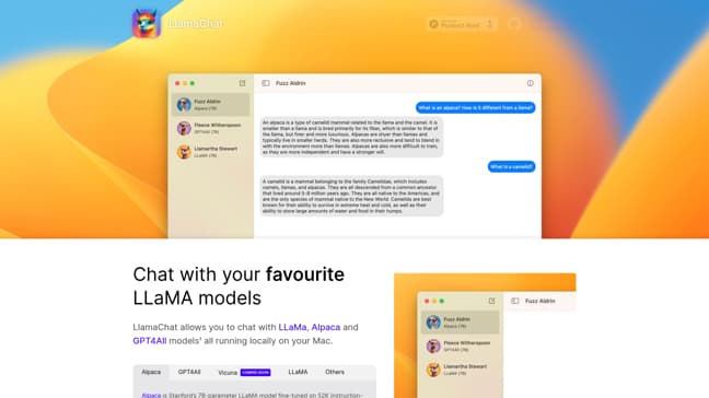 LlamaChat - Main Image