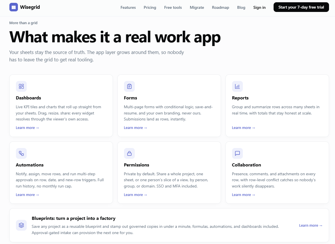 Wisegrid - Screenshot 2