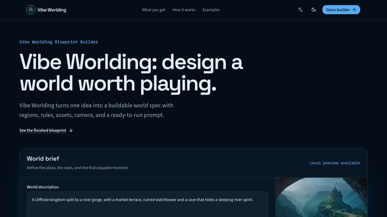 Vibe Worlding - Main Image