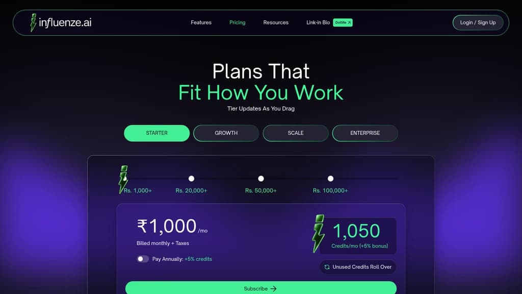Influenze.ai - Screenshot 3