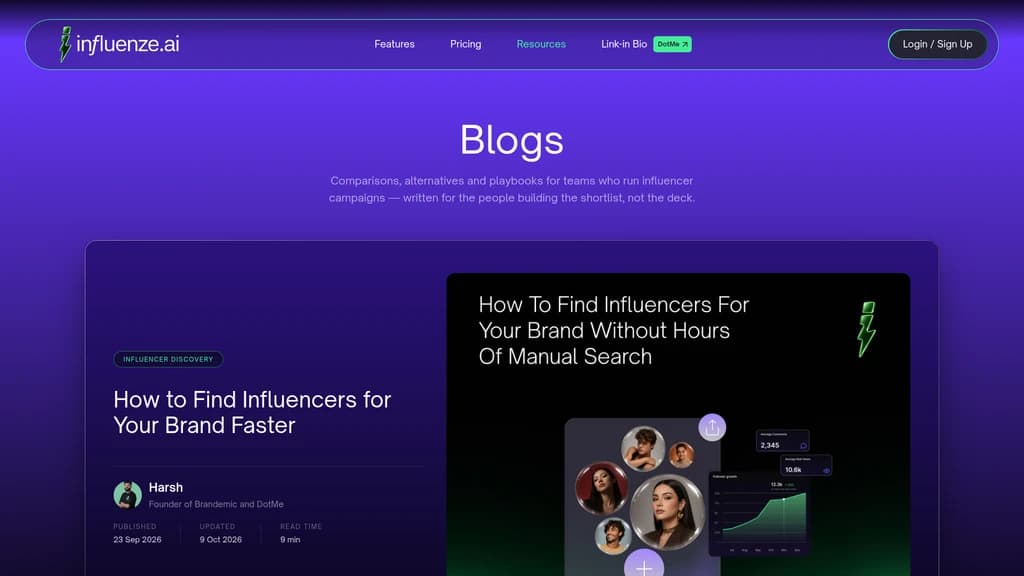 Influenze.ai - Screenshot 4