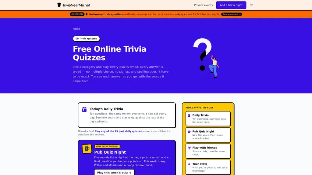 TriviaNearMe - Screenshot 3