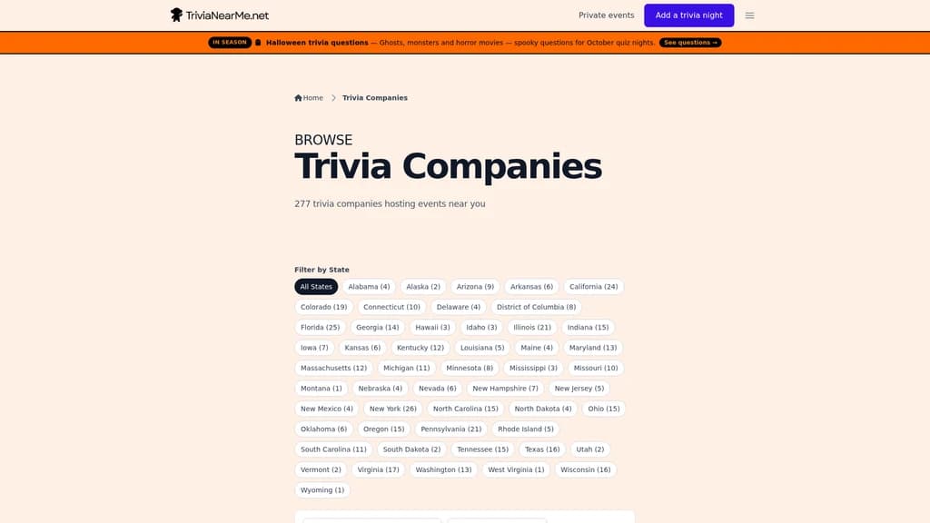 TriviaNearMe - Screenshot 4