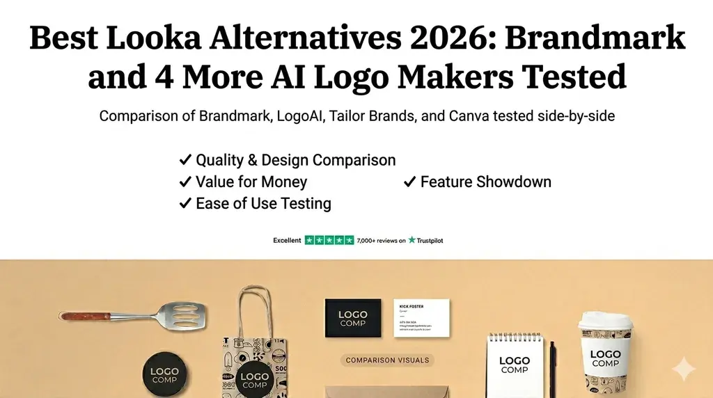 Best Looka Alternatives 2026: Brandmark and 4 More AI Logo Makers Tested