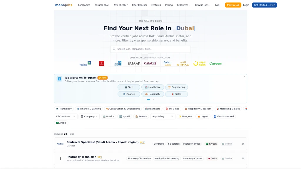MenaJobs - Main Image