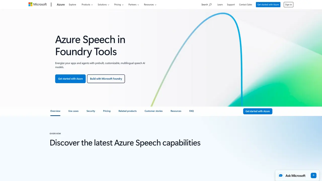 Azure Speech in Foundry Tools - Screenshot 4