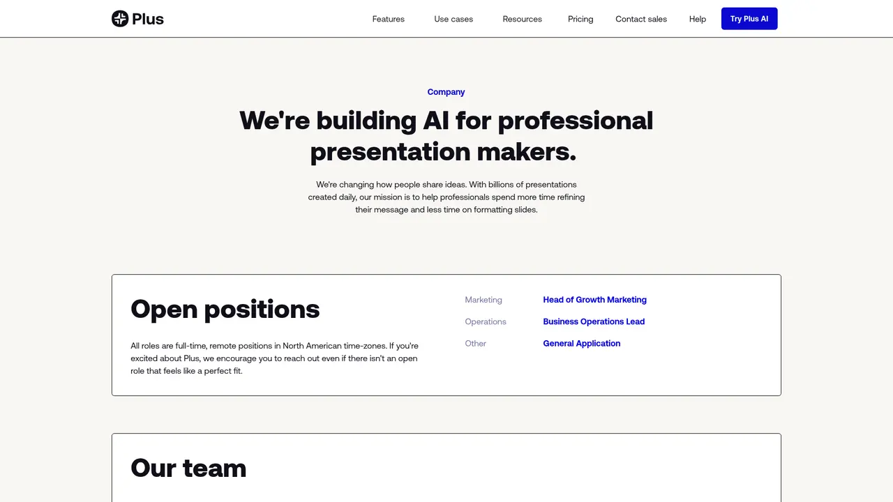 Plus AI - Screenshot 4