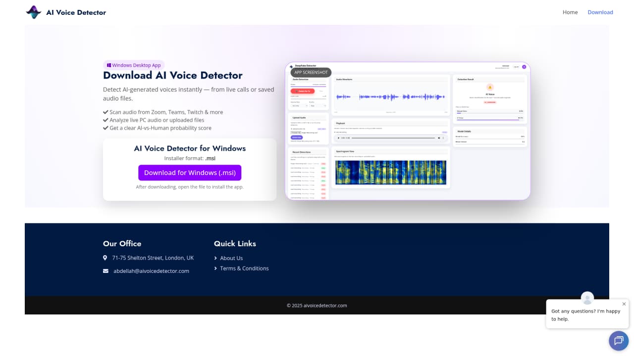 AI Voice Detector - Screenshot 4